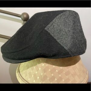 Boston Scally Cap - “blacktop collection”.  XXL back & grey two-tone.